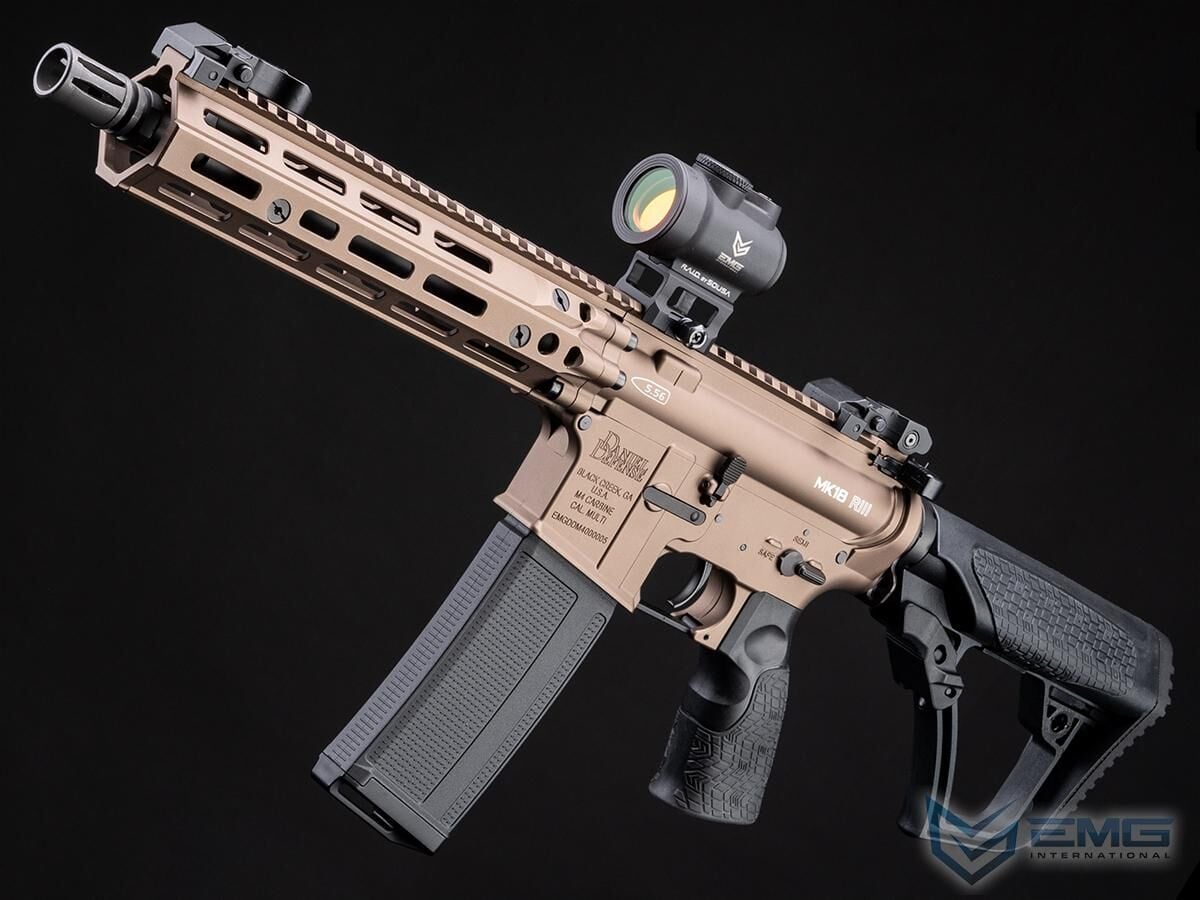 Airsoft Tüfek EMG Helios Daniel Defense MK18 RIII Airsoft AEG Rifle Flat Dark Earth