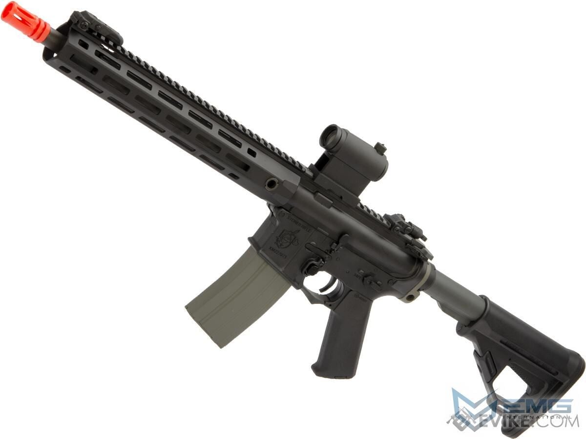 Airsoft Tüfek EMG Knight's Armament Company SR-16E Mod2 MLOK Airsoft AEG Rifle Black