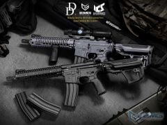 Airsoft Tüfek EMG Daniel Defense DDMK18 Airsoft EBB AEG Rifle - ICS w/ S3 Electronic Trigger Black