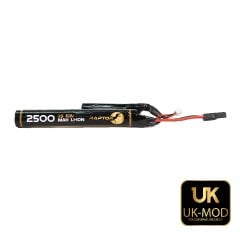 Li-ION Pil Airsoft Raptor 2500 Mah UK-Mod