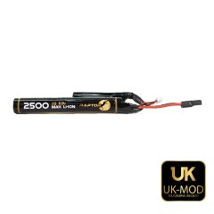 UK-Mod Li-ION Pil Airsoft Raptor 2500 Mah