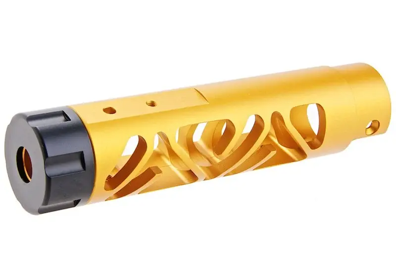 Narcos Airsoft CNC 6061 Aluminum Front Barrel Kit Type 6 for Action Army AAP-01 GBB (Gold)