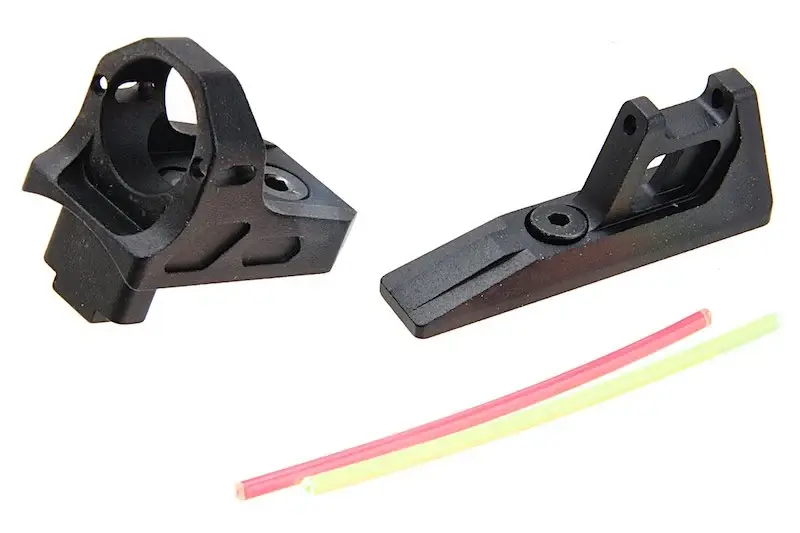 5KU Ghost Ring Sight Set for Action Army AAP-01 GBB Pistol (Black)