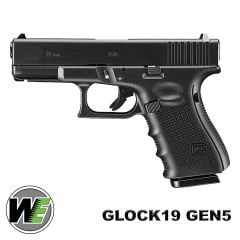 Airsoft Tabanca WE Glock 19 Gen 5 Siyah WE-G003VB-BK YENİ