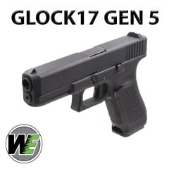 Airsoft Tabanca WE Glock 17 Siyah Gen5 WE-G001VB-BK