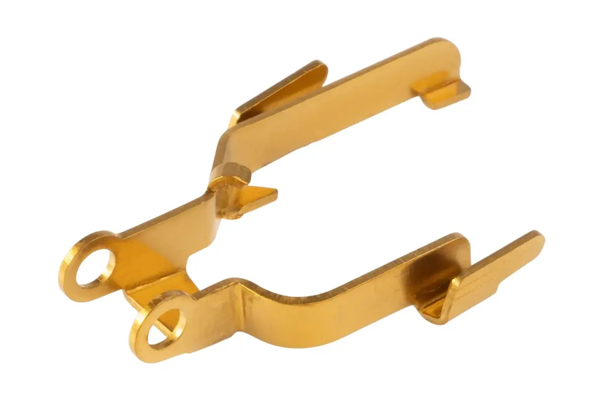 COWCOW Technology Stainless Steel Slide Lock for Action Army AAP-01 GBB (Gold)