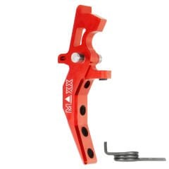 Yd.Parça Maxx Model CNC Aluminum Advanced Speed Trigger (Style C) (Red) MX-TRG002SCR