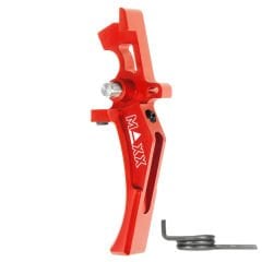 Yd.Parça Maxx Model CNC Aluminum Advanced Speed Trigger (Style D) (Red) MX-TRG002SDR
