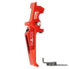Yd.Parça Maxx Model CNC Aluminum Advanced Speed Trigger (Style E) (Red) MX-TRG002SER