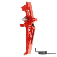 Yd.Parça Maxx Model CNC Aluminum Advanced Speed Trigger (Style E) (Red) MX-TRG002SER