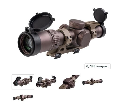 Angry Gun Toxicant RZ HD3 Scope w/ AUS style Dark Earth Scope Mount AG-RZHDFS-FDE