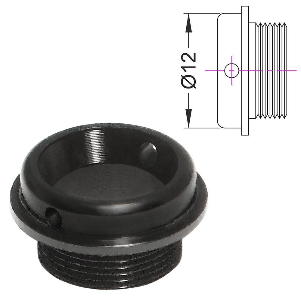 Yd.Parça Maxx Model Hopup Chamber Inlet Adaptor (OD12mm) MX-HOP010A12