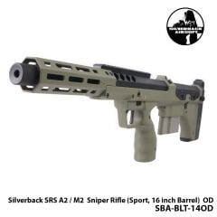 Airsoft Tüfek Silverback Sniper  SRS A2 / M2 16\'\'-HAKİ-SBA-BLT-14OD