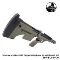 Airsoft Tüfek Silverback Sniper  SRS A2 / M2 16\'\'-HAKİ-SBA-BLT-14OD