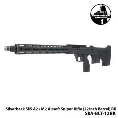 Airsoft Tüfek Silverback Sniper SRS A2 / M2 22\'\'-SİYAH-SBA-BLT-12BK