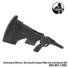 Airsoft Tüfek Silverback Sniper SRS A2 / M2 22\'\'-SİYAH-SBA-BLT-12BK