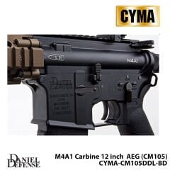 Airsoft Tüfek CYMA Platinum Daniel Defense M4A1 Carbine 12\'\' CM105DDL-BD