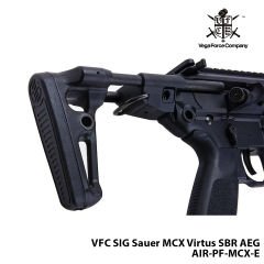 Airsoft Tüfek VFC SIG Sauer MCX Virtus SBR AIR-PF-MCX-E SİYAH