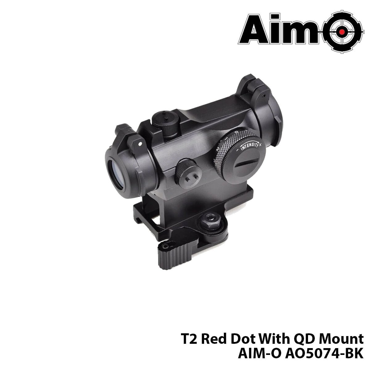 AIM-O® Red/Green-Dot T2 With QD Mount-SİYAH AIM-O AO5074-BK