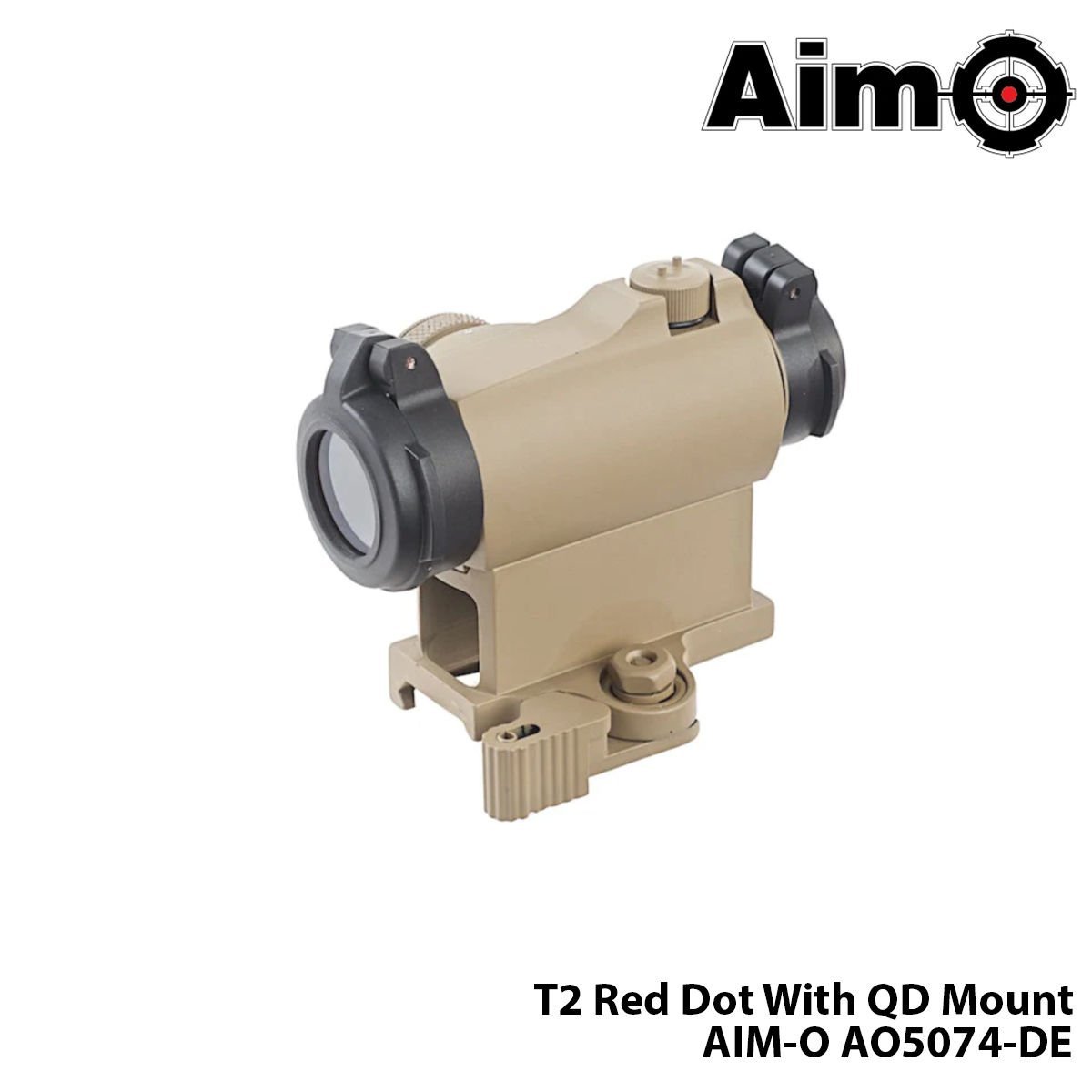 Red/Green-Dot T2 With QD Mount-TAN AIM-O AO5074-DE