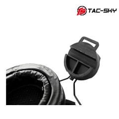Tac-Sky® Comtac 3 Telsiz Kulaklığı Siyah  WYS0053-BK