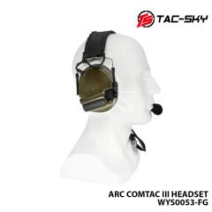 Tac-Sky® Comtac 3 Telsiz Kulaklığı HAKİ WYS0053-FG
