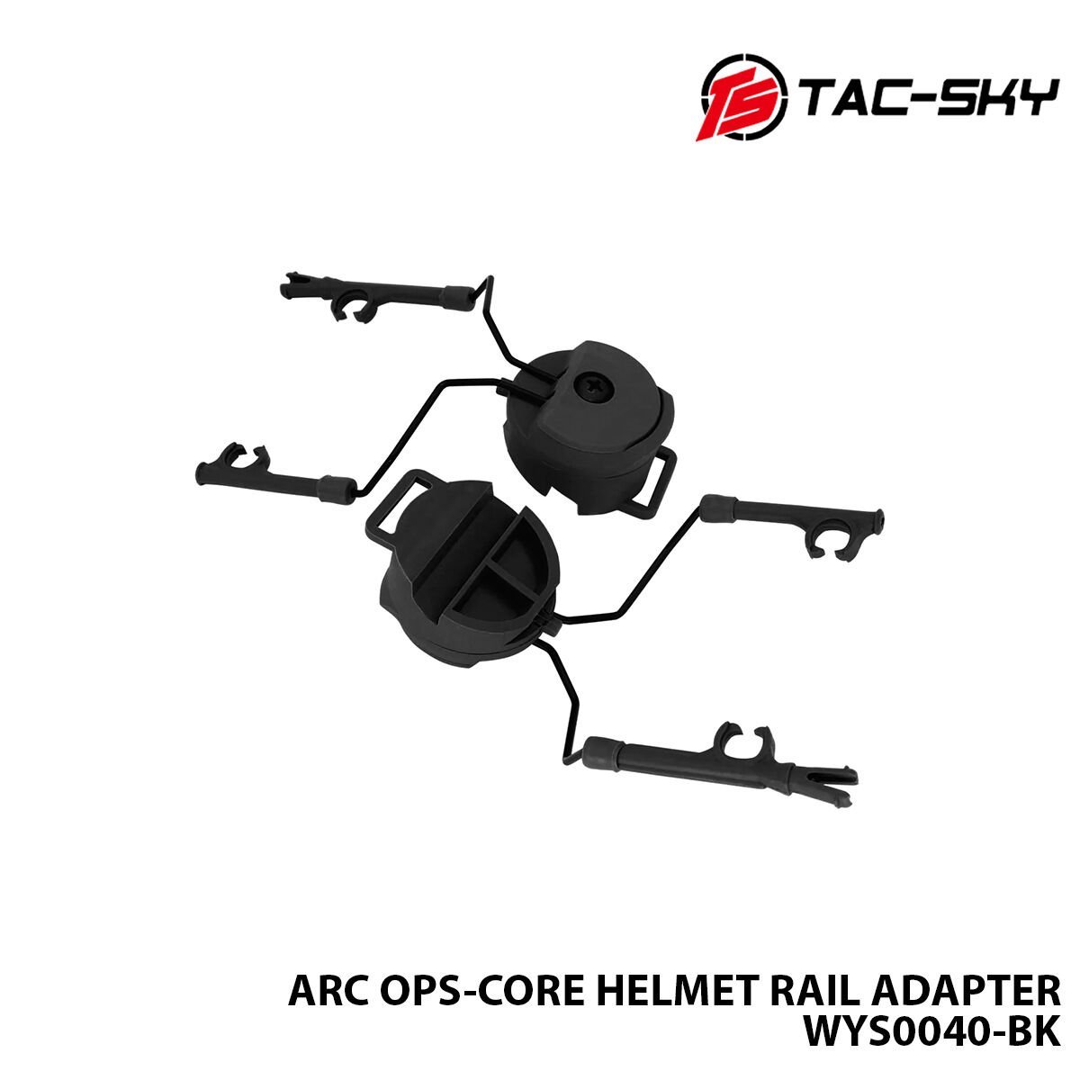 Telsiz Kulaklığı Ray Aparatı-SİYAH WYS0040-BK