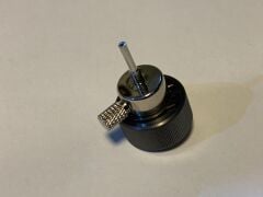 KY custom propane adaptor with Silicone oil port (Black)