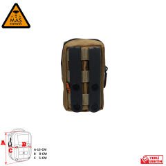 Yardımcı Cep Dikey  Tan-S      MAS-101-10-10-S