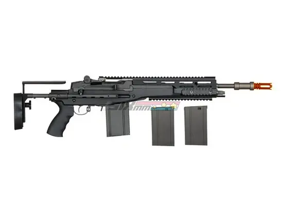 [BONEYARD][ARES] M14 SOPMOD Airsoft AEG DMR Rifle W/3 Midcap AEG Magazine[BLK]