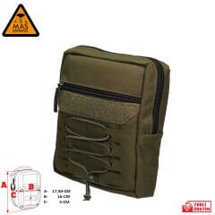 Yardımcı Cep Dikey  Haki-XL    MAS-101-10-20-XL