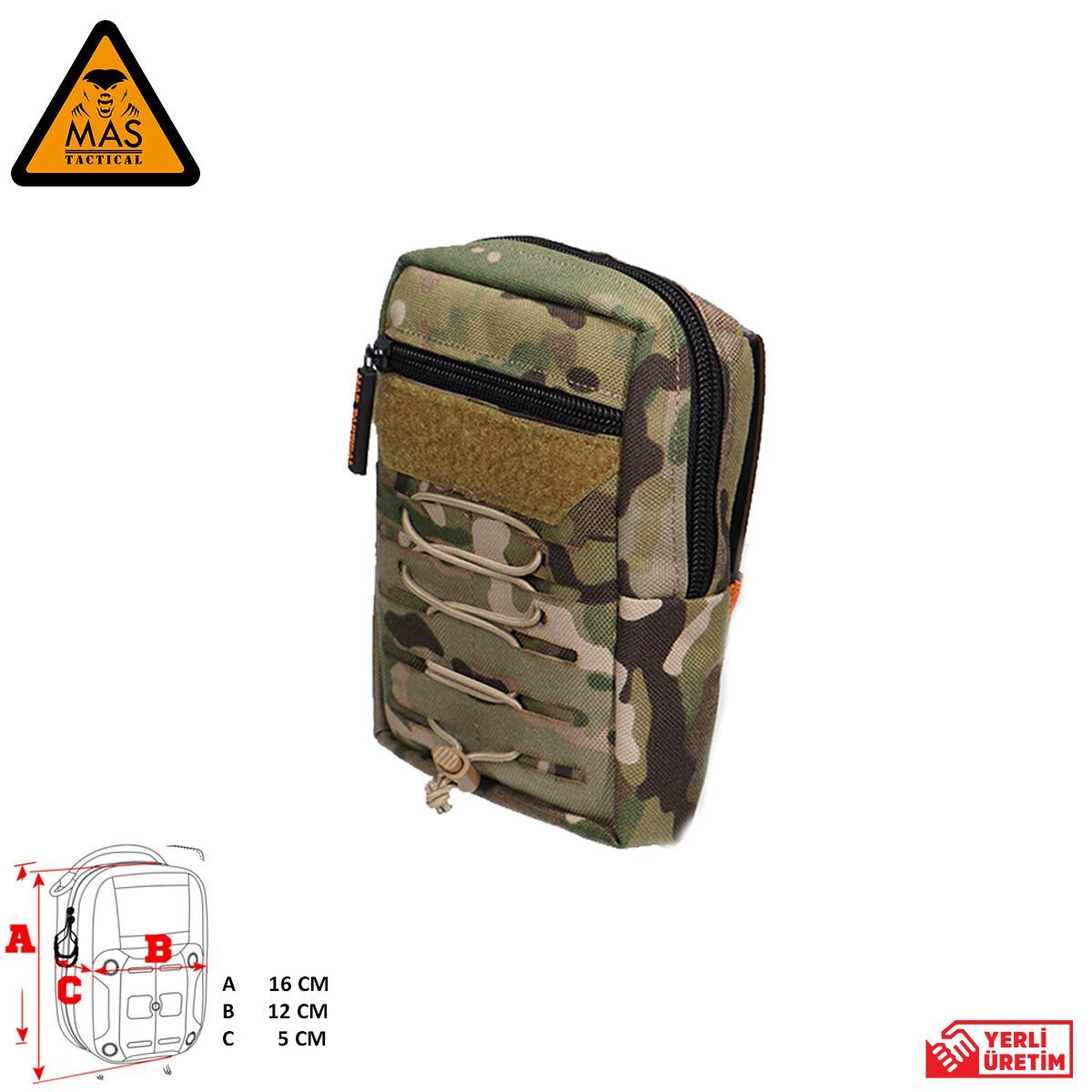 Yardımcı Cep Dikey  Multicam-M  MAS-101-10-30-M