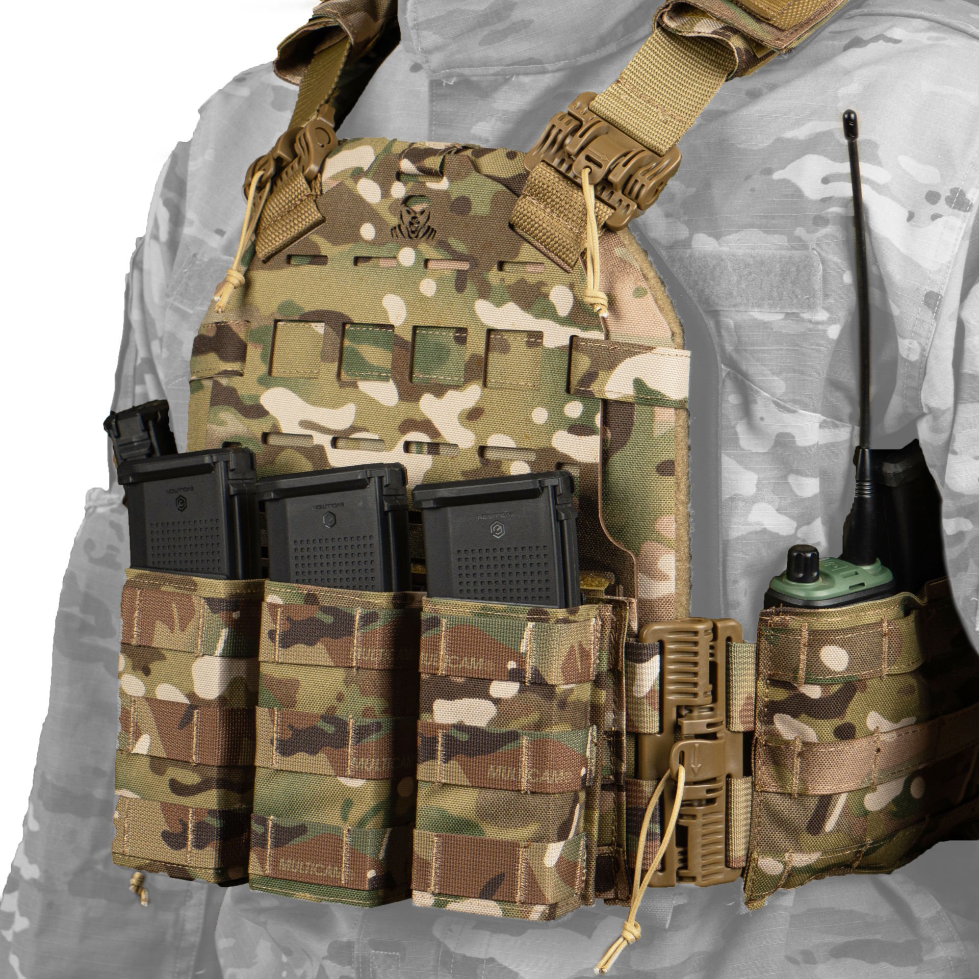 Mas Tactical® Plaka Taşıyıcı Kydex 6294 Multicam