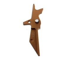 Super G Style Aluminum AR15 straight Trigger (Gold) [SUPER-I0014]