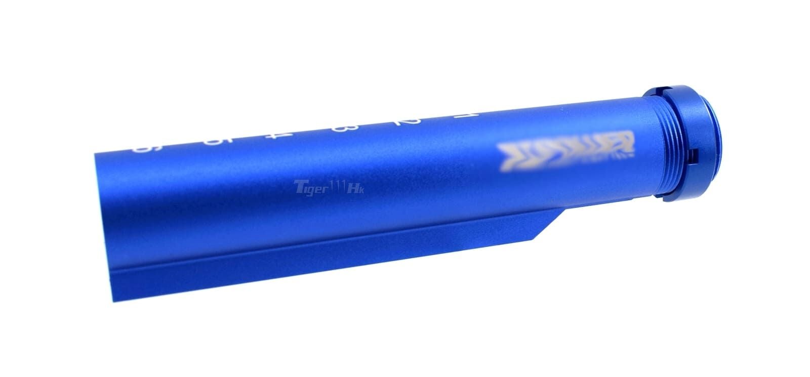Super XP Style M4/M16 AEG Aluminum Stock / Buffer Tube (Blue) [SUPER-J0011]
