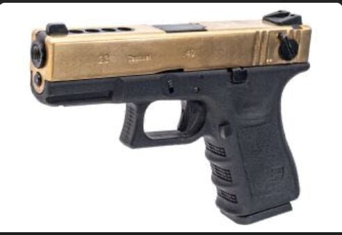 WE Model 2.3 G3 Metal Slide GBB Pistol ( GD ) WE-23-G3-GOLD