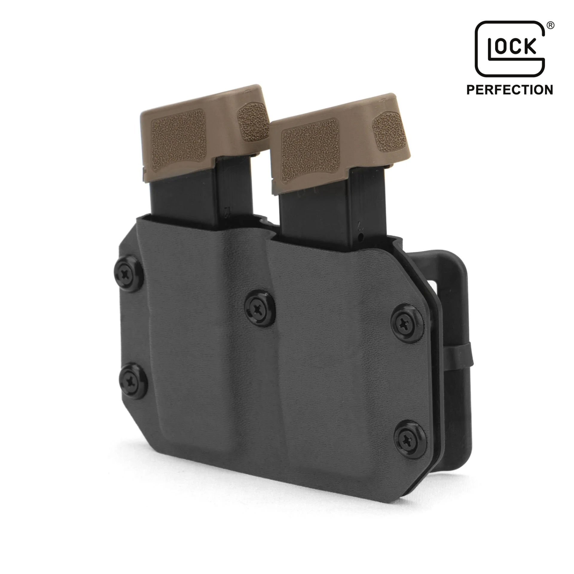 Mas Tactical®  Kydex Şarjör Kılıfı 9mm Glock Siyah