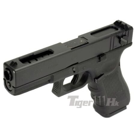 SY G18C Rail Metal Slide GBB Pistol with marking (Blem) [SY-GBB-G18C-BK]