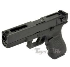 SY G18C Rail Metal Slide GBB Pistol with marking (Blem) [SY-GBB-G18C-BK]