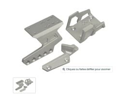 5KU Exoskeleton Optic Mount w/ Thumb Rest For Tokyo Marui Hi Capa GBB Airsoft (Silver) UGC 5KU-GB-623-SV