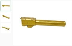 [GG] Aluminium 9INE Airsoft Outer Barrel[For Tokyo Marui Model 17 GBB Series][Gold][Threaded]   SIX-1339