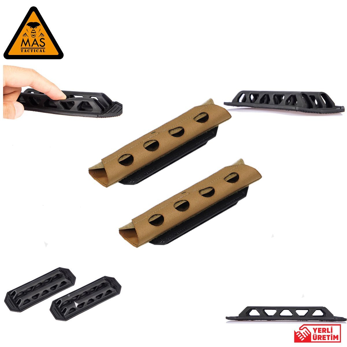 Omuz Pedi+Kauçuk Destek Tan