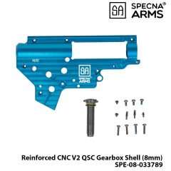Yd.Parça [SPE-08-033789] Reinforced CNC V2 QSC Gearbox Shell (8mm)-Specna Arms Edition