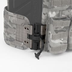 Mas Tactical® Tegris Yan Panel Hızlı Söküm Tokalı Gri/Siyah