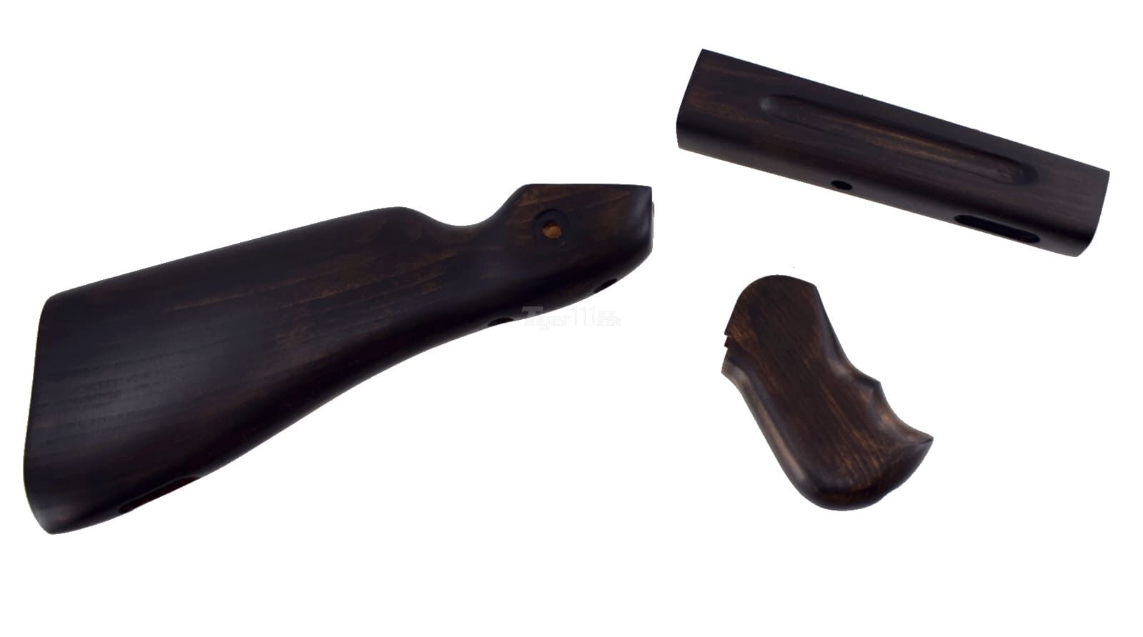 Battleaxe CYMA Thompson M1A1 (CM033) real wood kit set (Dark Wood) [BX-W011B]