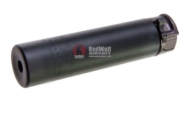 Angry Gun SF216A Dummy Suppressor w/ SF216A Flash Hider - Black (14mm CCW) AG-20190502