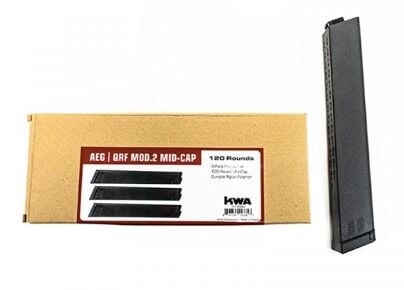 KWA QRF MOD 2 AEG / TK.45 Series 120rd Magazine (3pcs / Box) ( Black )